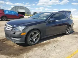 Salvage cars for sale from Copart Wichita, KS: 2013 Mercedes-Benz C 350 4matic