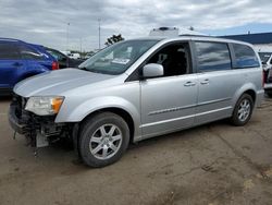 Salvage cars for sale at Woodhaven, MI auction: 2012 Chrysler Town & Country Touring