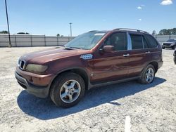 Salvage cars for sale at Lumberton, NC auction: 2001 BMW X5 3.0I