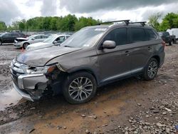 Mitsubishi Outlander gt salvage cars for sale: 2017 Mitsubishi Outlander GT