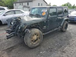Salvage cars for sale at York Haven, PA auction: 2010 Jeep Wrangler Unlimited Sahara