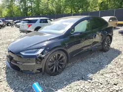 Salvage cars for sale at Waldorf, MD auction: 2023 Tesla Model X