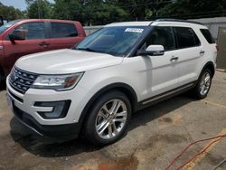 Salvage cars for sale at Eight Mile, AL auction: 2017 Ford Explorer Limited