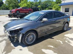 Salvage cars for sale at Savannah, GA auction: 2016 Ford Fusion Titanium