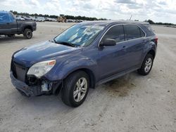Salvage cars for sale from Copart Arcadia, FL: 2013 Chevrolet Equinox LS