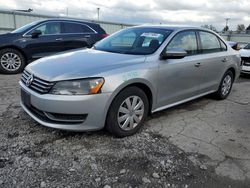 Salvage cars for sale from Copart Dyer, IN: 2012 Volkswagen Passat S