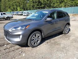 Salvage cars for sale from Copart Graham, WA: 2021 Ford Escape SEL
