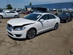 Salvage cars for sale at Woodhaven, MI auction: 2020 Lincoln MKZ Reserve