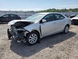 Salvage cars for sale at Fredericksburg, VA auction: 2016 Toyota Corolla L