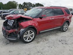 Salvage cars for sale at Loganville, GA auction: 2019 Ford Explorer Limited