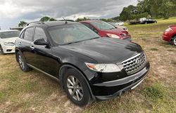 Salvage cars for sale from Copart Apopka, FL: 2007 Infiniti FX35