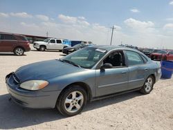 Salvage cars for sale at Andrews, TX auction: 2001 Ford Taurus SE