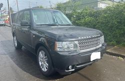 Land Rover Range Rover salvage cars for sale: 2010 Land Rover Range Rover HSE