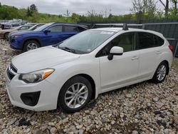 Salvage cars for sale at Candia, NH auction: 2014 Subaru Impreza Premium