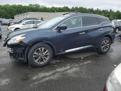 Salvage cars for sale at Exeter, RI auction: 2016 Nissan Murano S