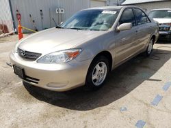 Salvage cars for sale at Pekin, IL auction: 2002 Toyota Camry LE