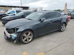 Salvage cars for sale at Grand Prairie, TX auction: 2011 Lexus IS 250