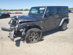 Salvage cars for sale at Fresno, CA auction: 2017 Jeep Wrangler Unlimited Rubicon