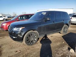Salvage cars for sale from Copart Rocky View County, AB: 2014 Land Rover Range Rover Supercharged