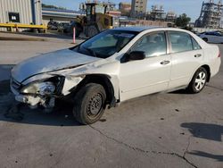 Salvage cars for sale from Copart New Orleans, LA: 2006 Honda Accord Value