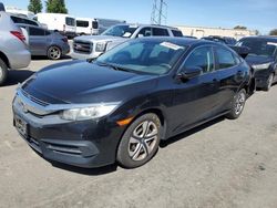 Salvage cars for sale at Hayward, CA auction: 2017 Honda Civic LX