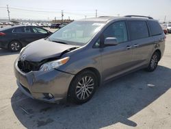 Salvage cars for sale from Copart Sun Valley, CA: 2012 Toyota Sienna XLE