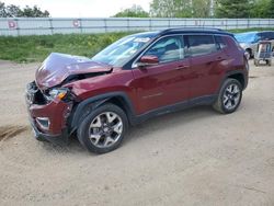 Salvage vehicles for parts for sale at auction: 2020 Jeep Compass Limited