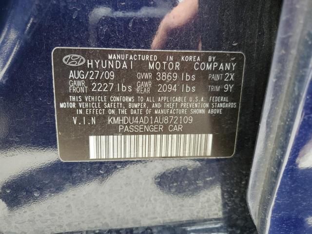 2010 Hyundai Elantra Blue