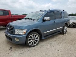 Salvage cars for sale at San Antonio, TX auction: 2008 Infiniti QX56
