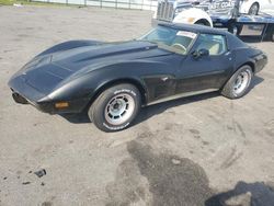 Salvage cars for sale from Copart Assonet, MA: 1977 Chevrolet Corvette
