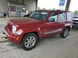 Salvage cars for sale from Copart Fort Wayne, IN: 2012 Jeep Liberty Sport
