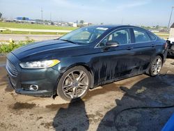 Salvage cars for sale at Woodhaven, MI auction: 2014 Ford Fusion Titanium