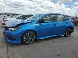 Salvage cars for sale at Grand Prairie, TX auction: 2016 Scion IM