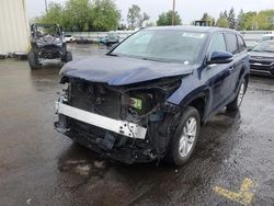 Salvage cars for sale at Woodburn, OR auction: 2014 Toyota Highlander LE
