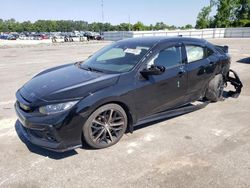 Salvage cars for sale from Copart Dunn, NC: 2020 Honda Civic Sport