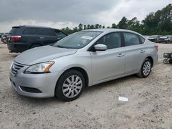 Salvage cars for sale at Houston, TX auction: 2015 Nissan Sentra S