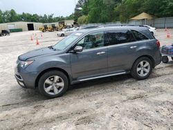 Salvage cars for sale at Knightdale, NC auction: 2010 Acura MDX Technology