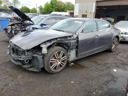 Salvage cars for sale at New Britain, CT auction: 2018 Maserati Quattroporte S