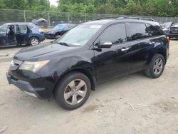 Salvage cars for sale at Waldorf, MD auction: 2007 Acura MDX Sport