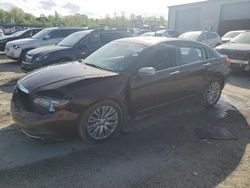 Salvage cars for sale at Duryea, PA auction: 2012 Chrysler 200 Limited