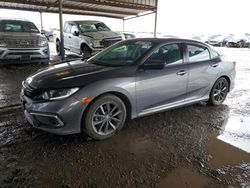 Salvage cars for sale at Houston, TX auction: 2021 Honda Civic EX