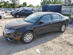 Salvage cars for sale at Hampton, VA auction: 2010 Ford Fusion Hybrid