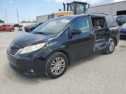 Salvage cars for sale from Copart Jacksonville, FL: 2012 Toyota Sienna XLE