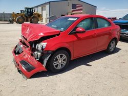 Salvage cars for sale at Amarillo, TX auction: 2014 Chevrolet Sonic LT