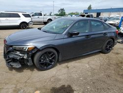 Salvage cars for sale at Woodhaven, MI auction: 2023 Honda Civic Sport