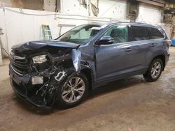 Salvage cars for sale at Casper, WY auction: 2014 Toyota Highlander LE