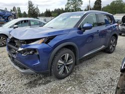 Salvage cars for sale at Graham, WA auction: 2021 Nissan Rogue SL