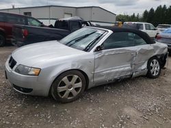 Salvage cars for sale from Copart Leroy, NY: 2003 Audi A4 3.0 Cabriolet