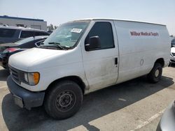 Salvage trucks for sale at Rancho Cucamonga, CA auction: 2003 Ford Econoline E150 Van