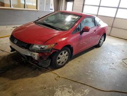 Honda salvage cars for sale: 2012 Honda Civic LX